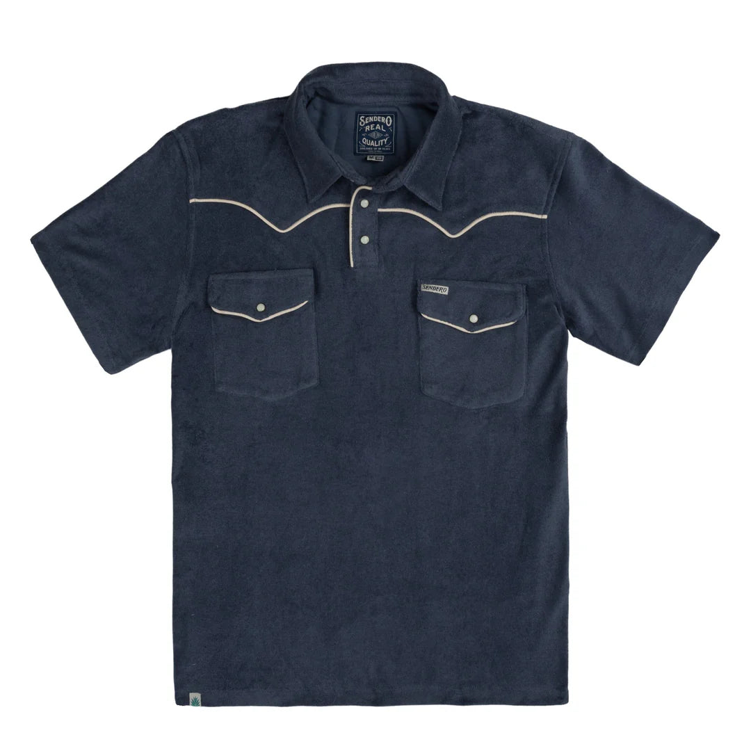 Cantina Short Sleeve Terry Polo
