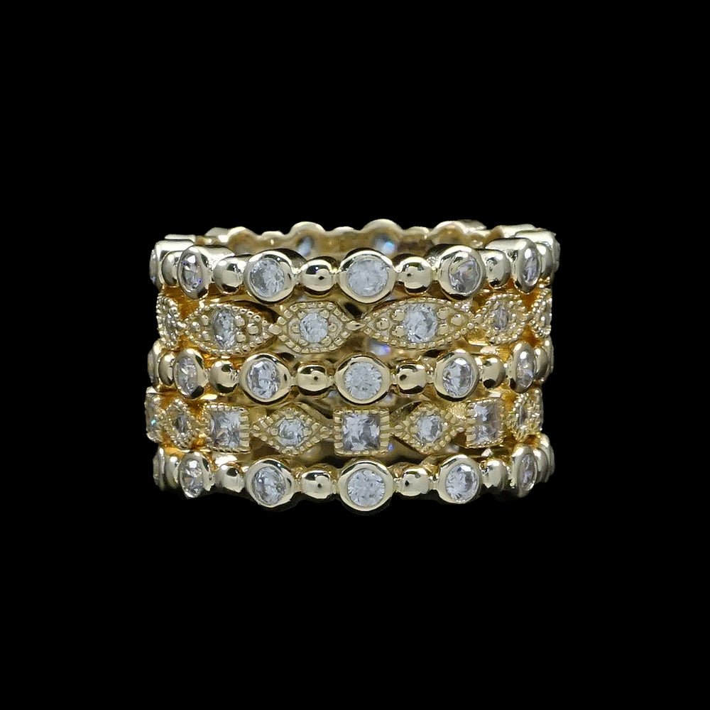 Shapes Ring Sz 9 - MST GoodsRingBeJe Jewelry