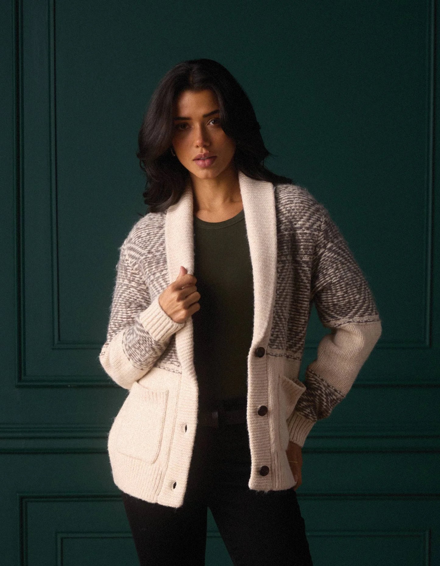Shawl Collar Heritage Cardigan