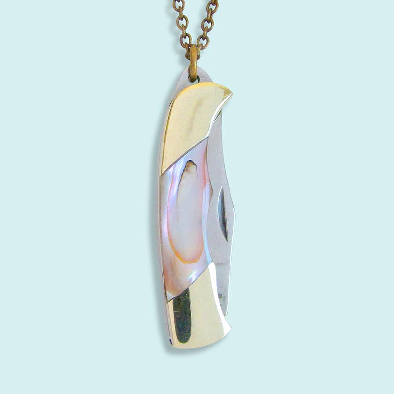 Shell Handled Knife Necklace - MST GoodsNecklacesOrnamental Things