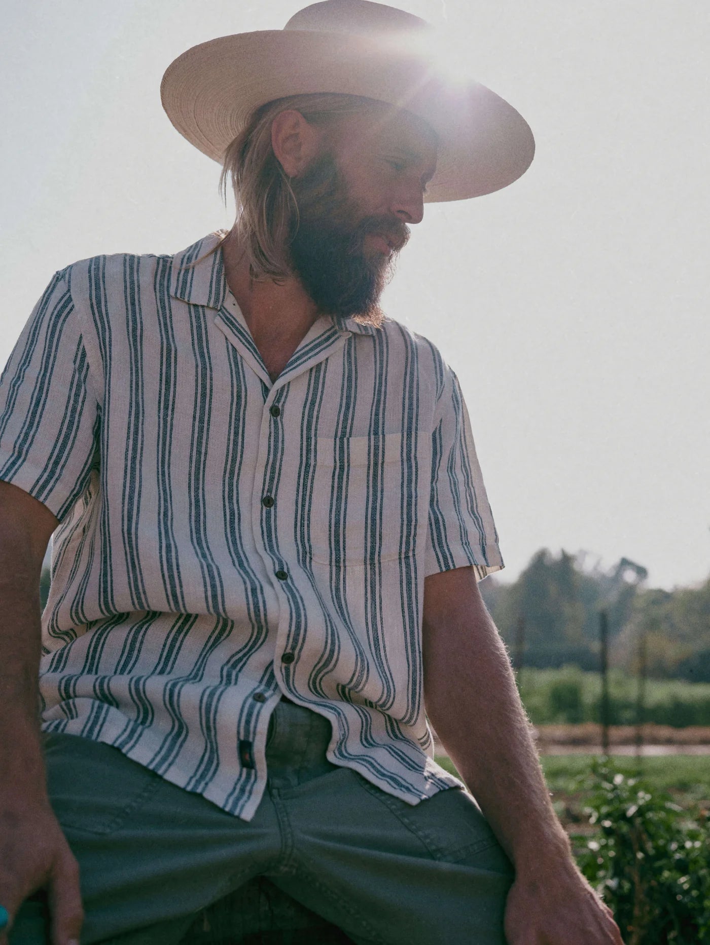 Short Sleeve Palma Linen Shirt - MST GoodsShort Sleeve Button up ShirtFaherty