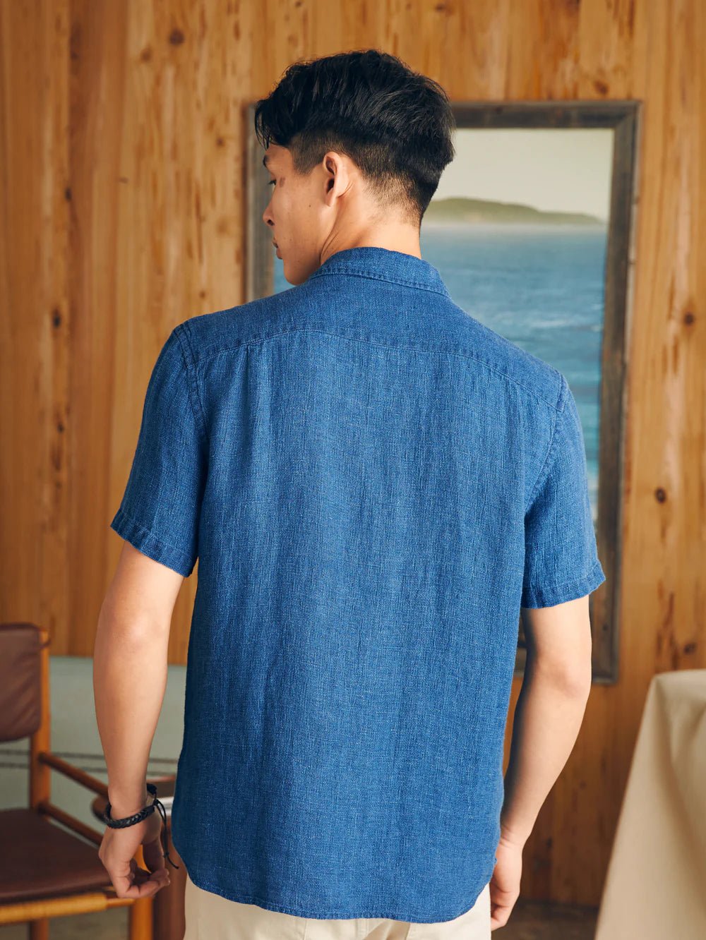 Short Sleeve Palma Linen Shirt - MST GoodsShort Sleeve Button up ShirtFaherty