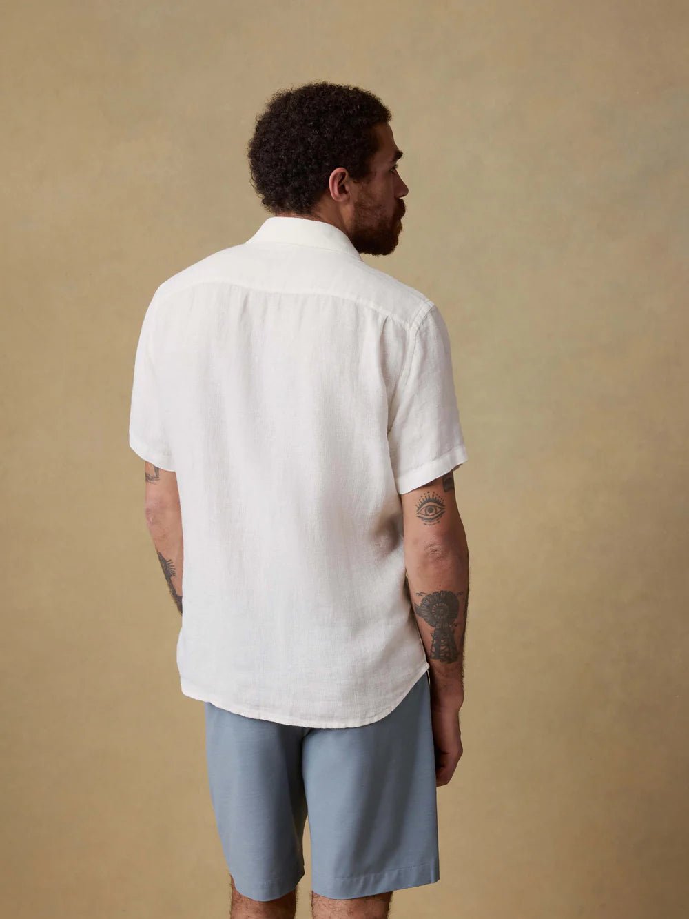 Short Sleeve Palma Linen Shirt - MST GoodsShort Sleeve Button up ShirtFaherty