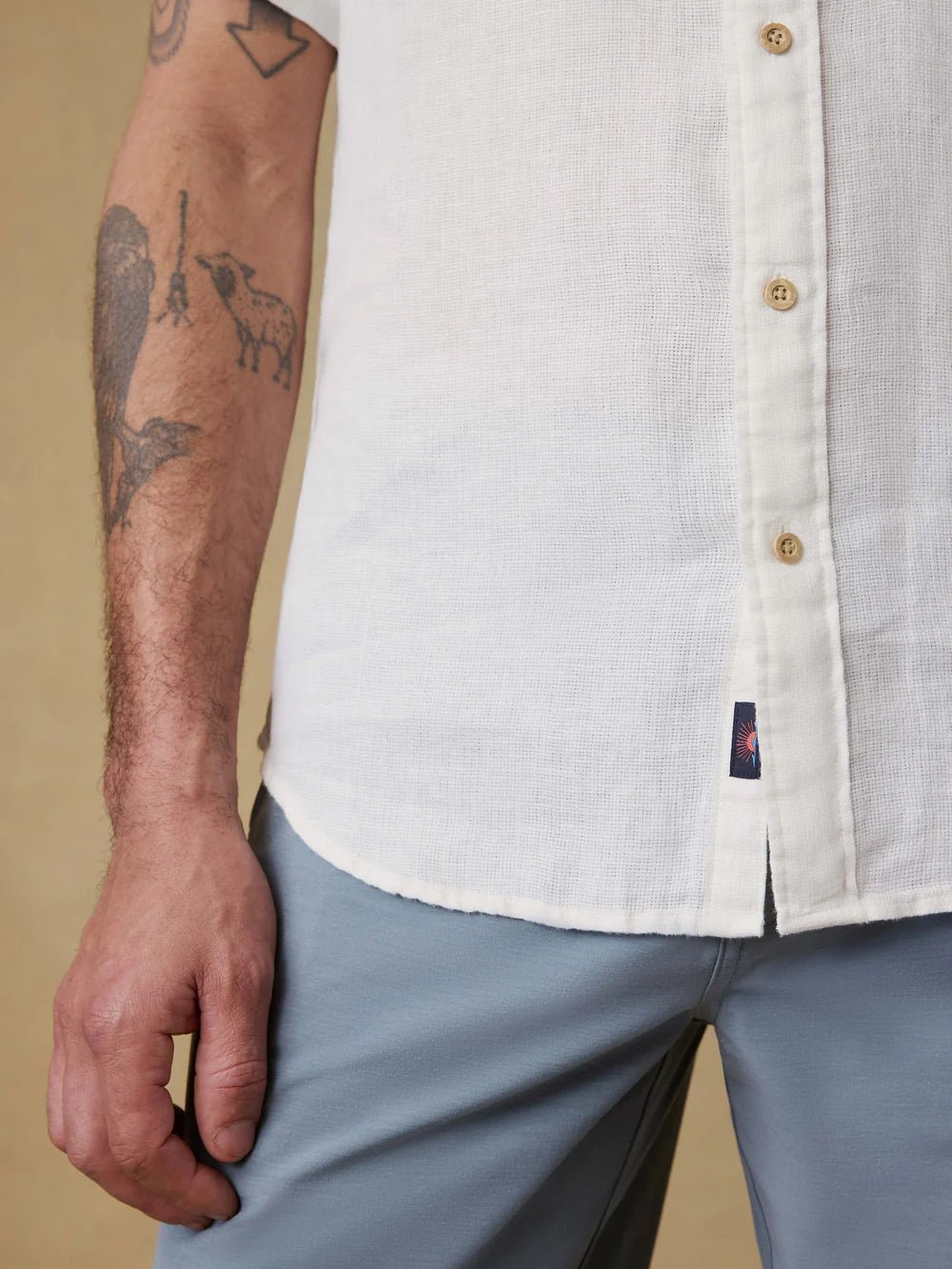 Short Sleeve Palma Linen Shirt - MST GoodsShort Sleeve Button up ShirtFaherty