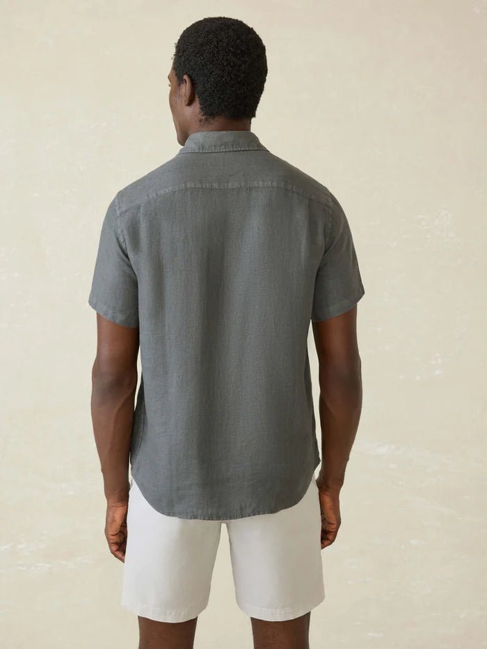 Short Sleeve Palma Linen Shirt - MST GoodsShort Sleeve Button up ShirtFaherty