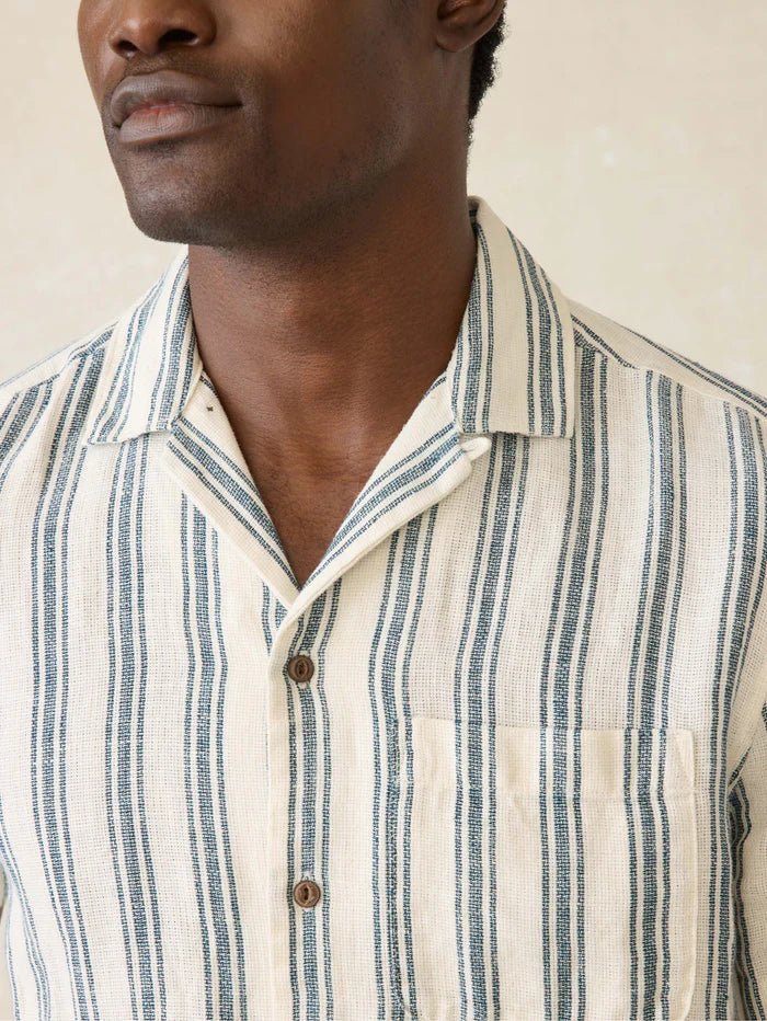 Short Sleeve Palma Linen Shirt - MST GoodsShort Sleeve Button up ShirtFaherty