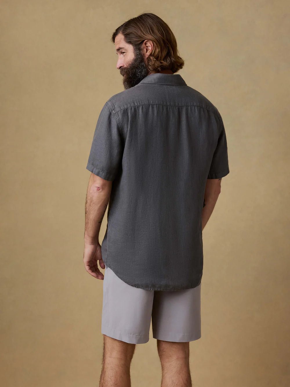 Short Sleeve Palma Linen Shirt - MST GoodsShort Sleeve Button up ShirtFaherty