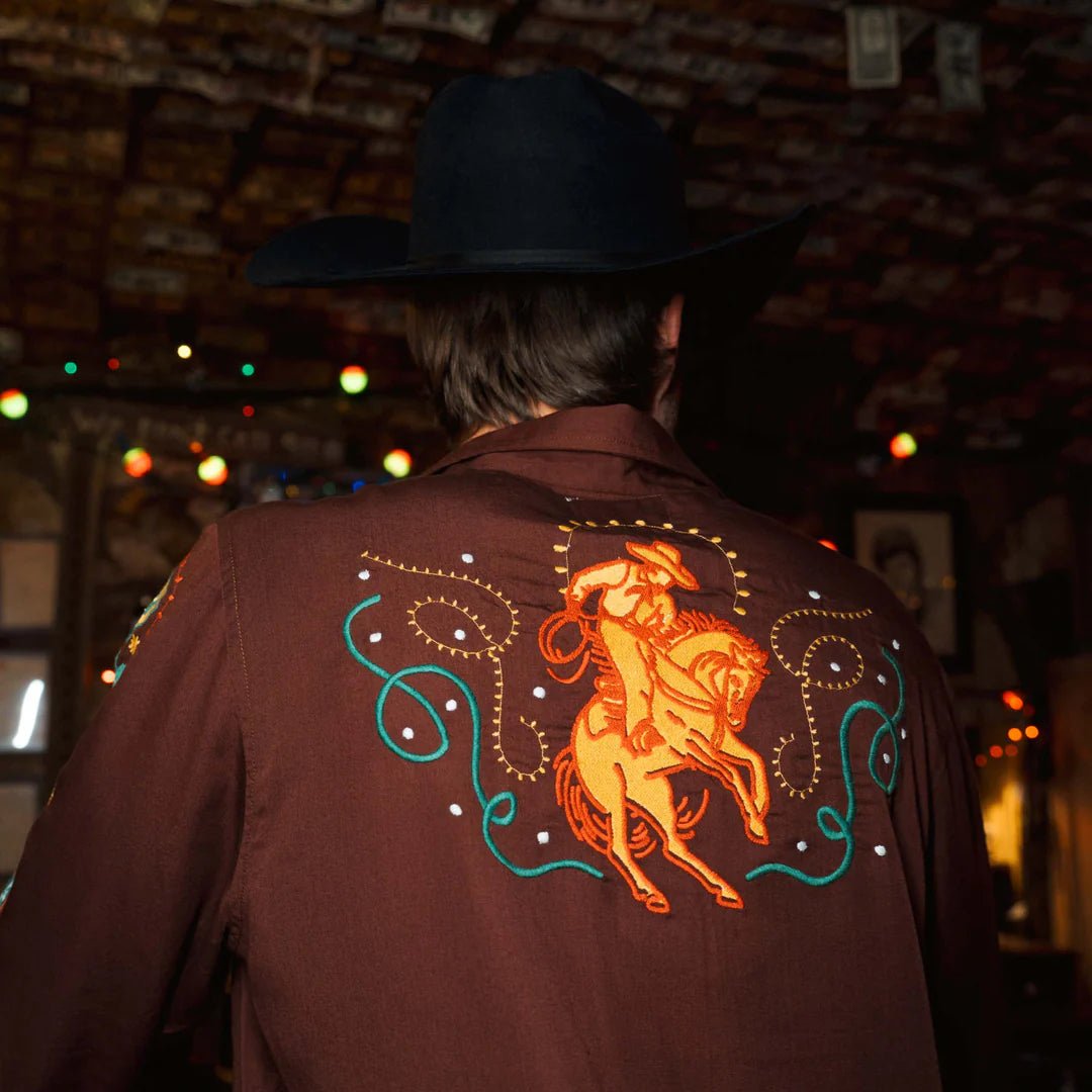 Show Pony Embroidered Western Pearl Snap Long Sleeve Shirt - MST GoodsSendero Provisions Company
