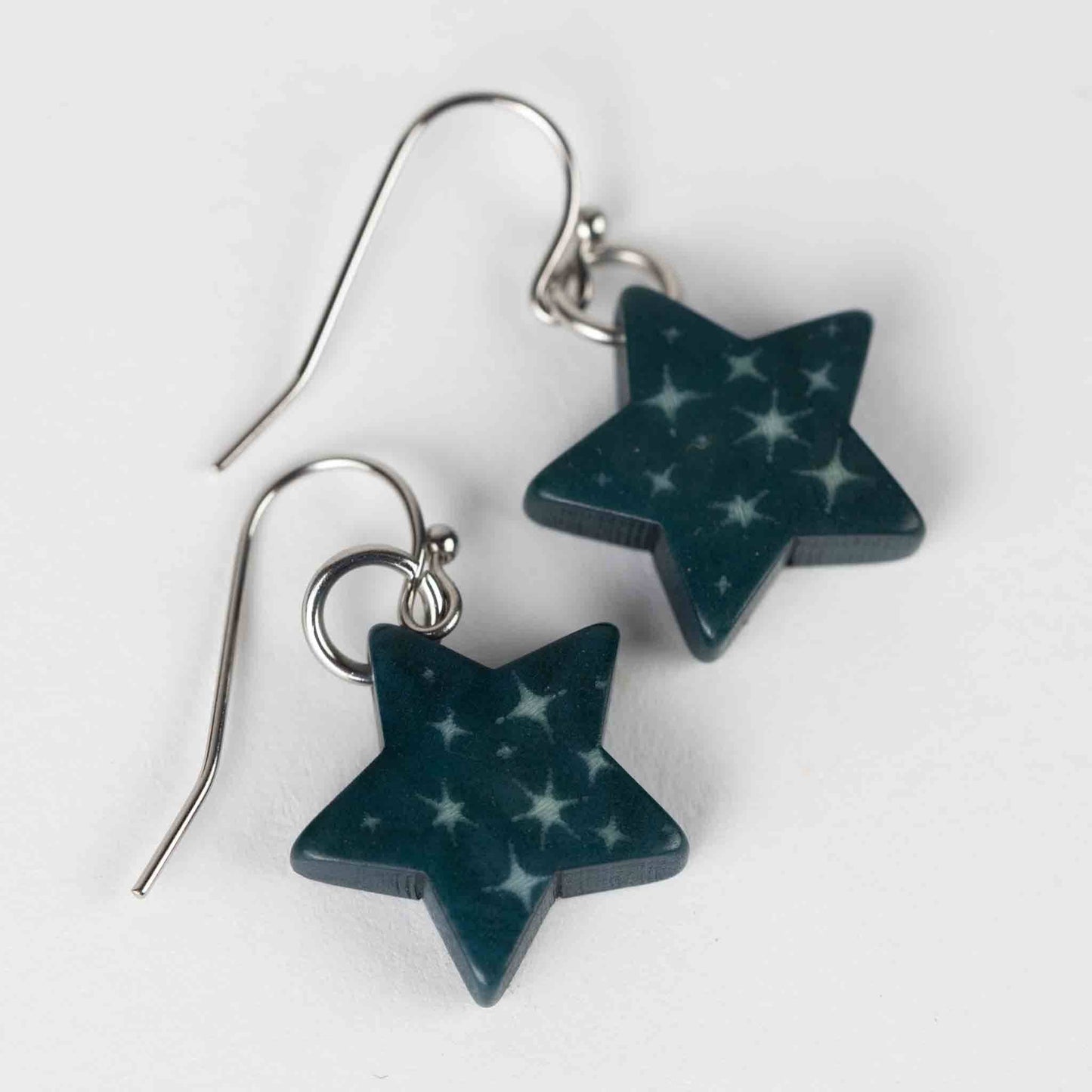 Sitaron Tagua Star Drop Earrings - MST GoodsTen Thousand Villages