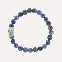 Skull Round Gemstone Bracelet - MST GoodsBraceletsSteel & Barnett