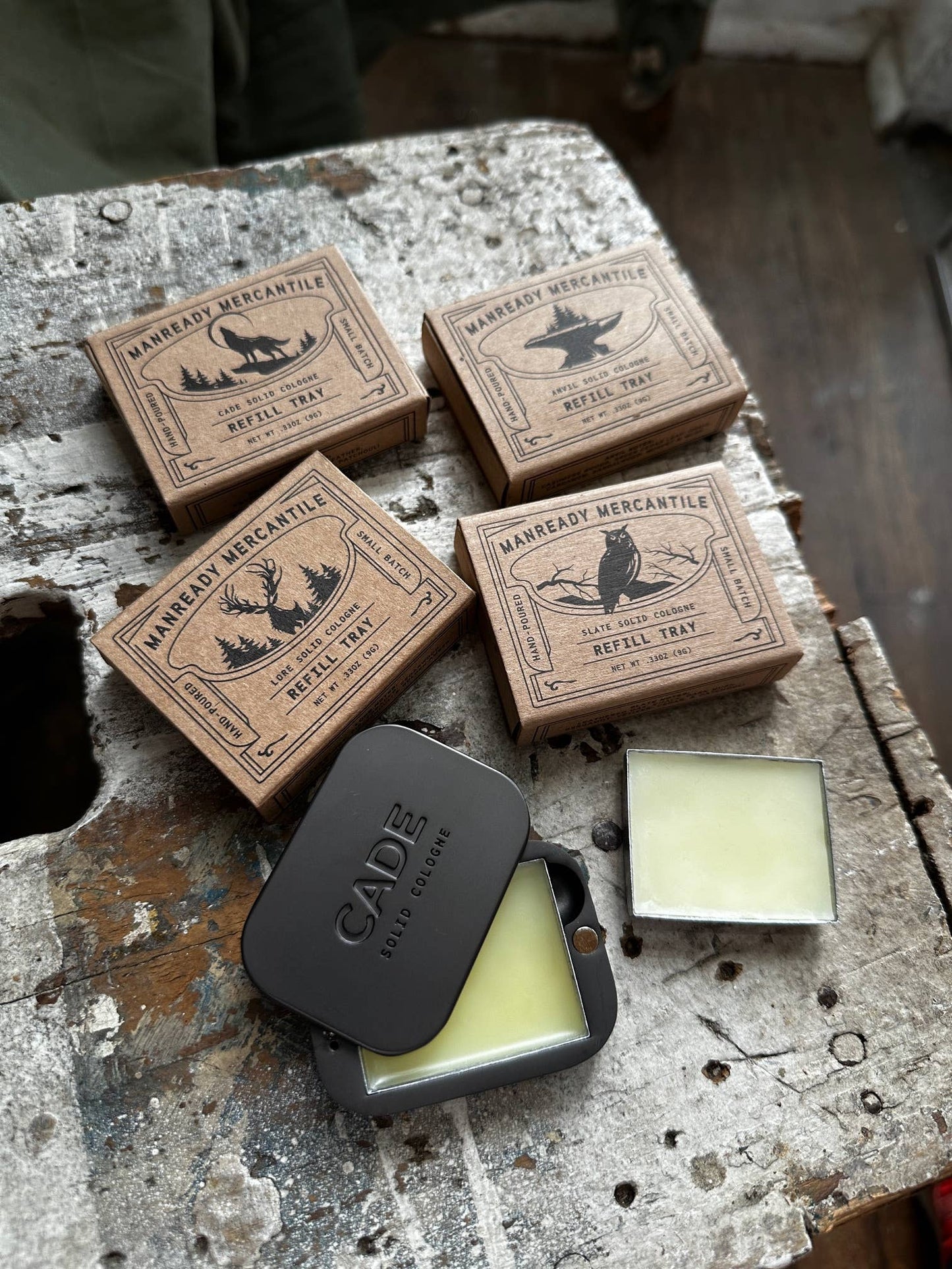 SLATE | Solid Cologne | Refill Tray - MST GoodsSolid CologneManready Mercantile