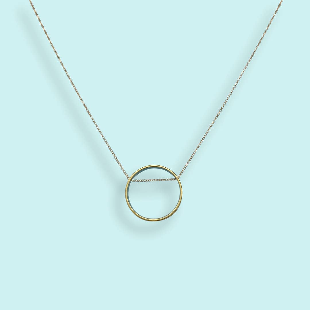 Small Blue Circle Necklace - MST GoodsNecklacesOrnamental Things
