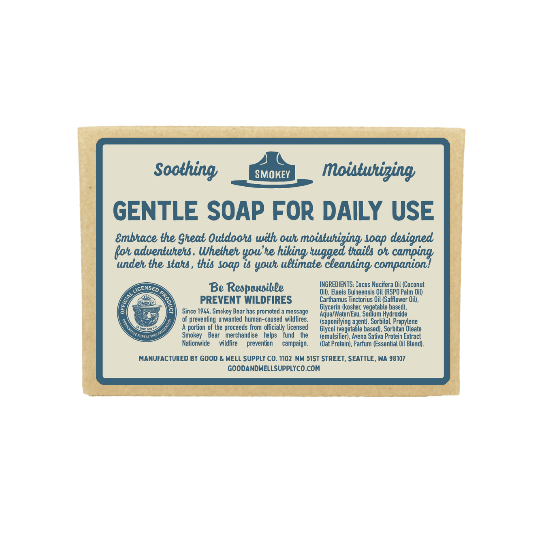Smokey Bear Bar Soap - Cedar & Mint - MST GoodsGood & Well Supply Co.