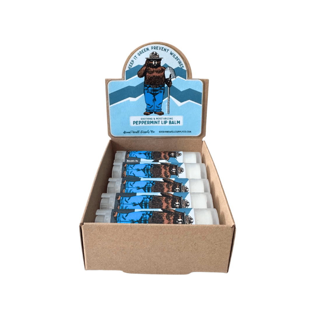 Smokey Bear Lip Balm - Peppermint - MST GoodsGood & Well Supply Co.