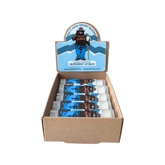 Smokey Bear Lip Balm - Peppermint - MST GoodsGood & Well Supply Co.