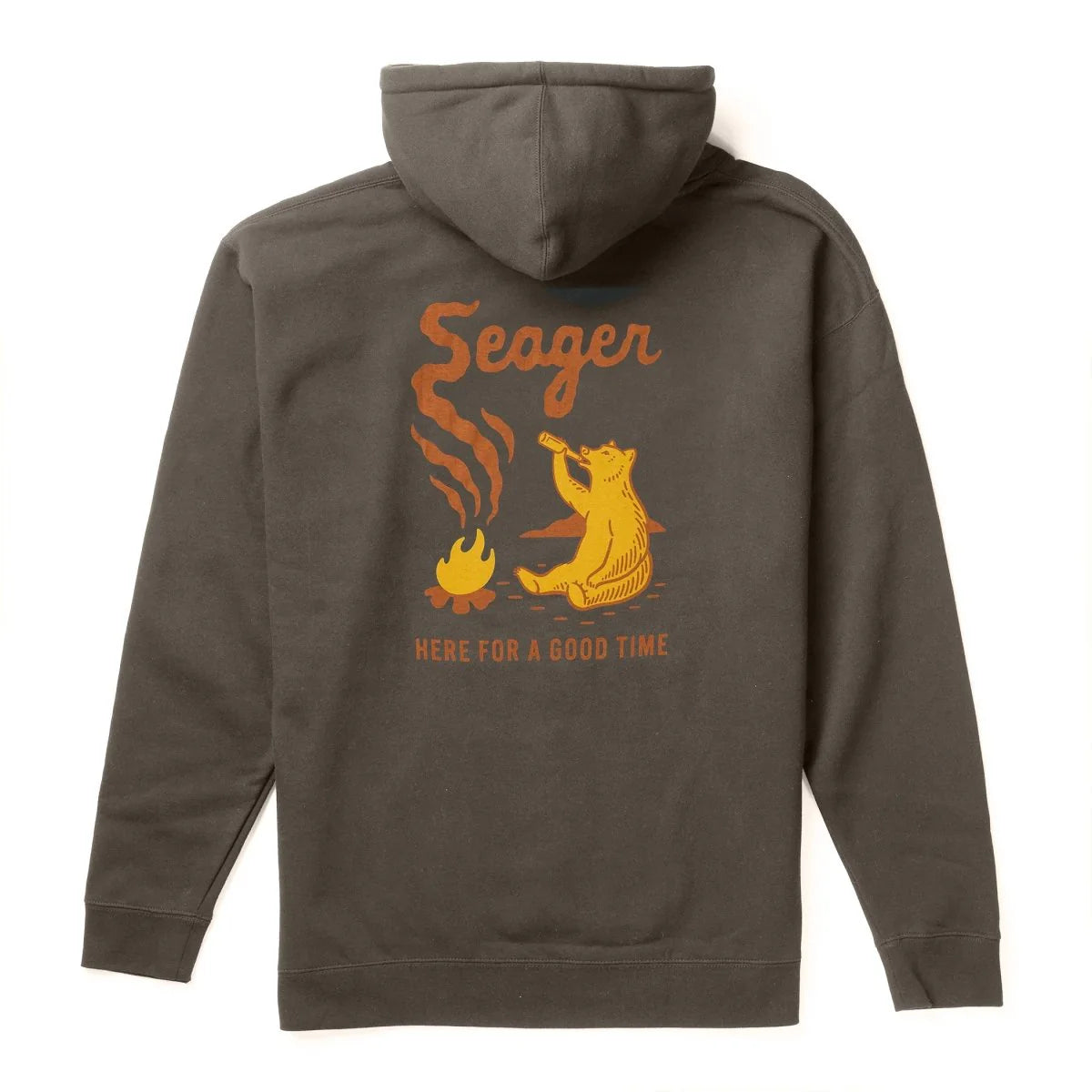 Smokey Mid-Weight Hoodie Charcoal