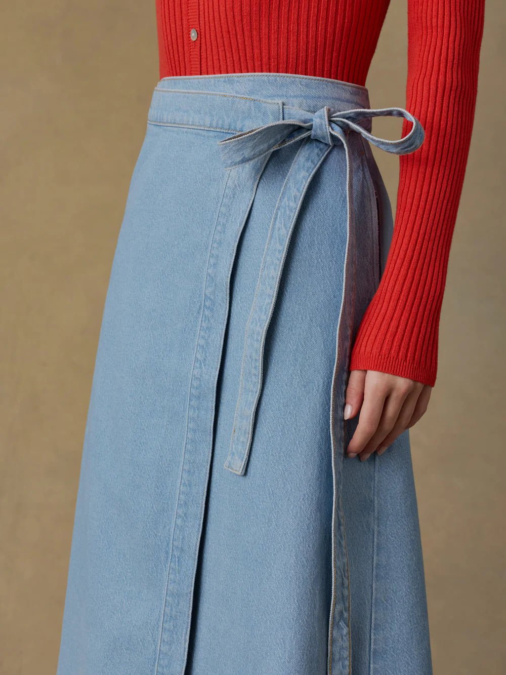 Solstice Denim Wrap Skirt - MST GoodsFaherty
