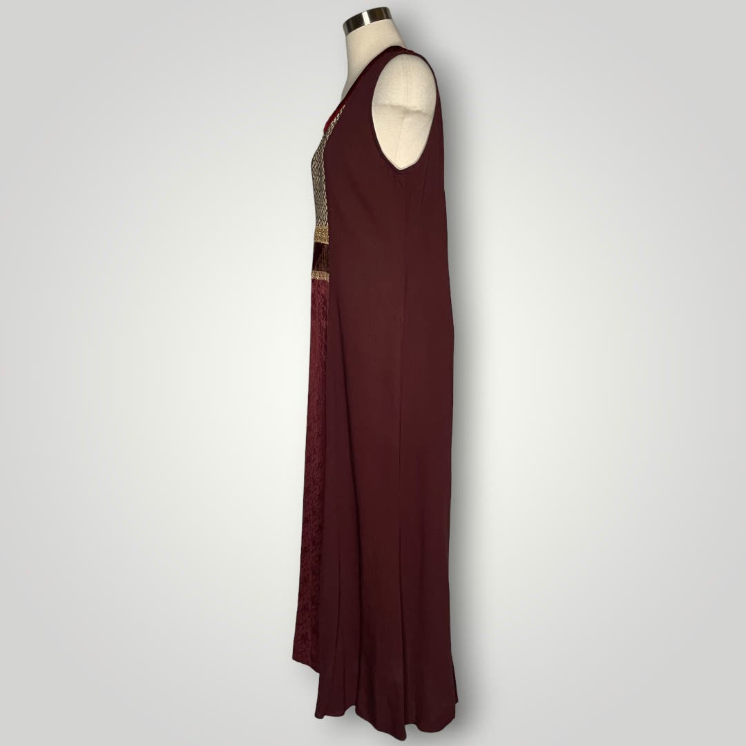 Spencer Alexis Vtg Y2k Dress Red Burgundy Dress Velvet - MST GoodsSpencer Alexis