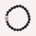 Skull Round Gemstone Bracelet