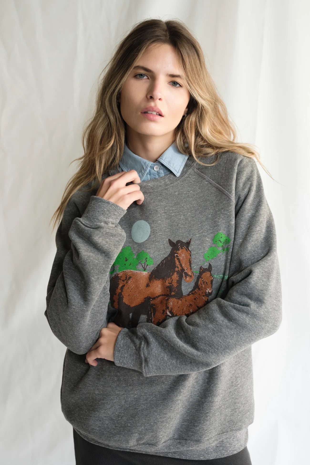 Stallion Fleece Sweatshirt - MST GoodsPeople of Leisure