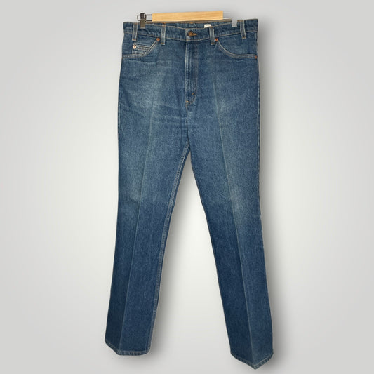 Vintage 1995 Levi's Denim Jeans 517 34x34 Medium Wash Orange Tab 1990s B
