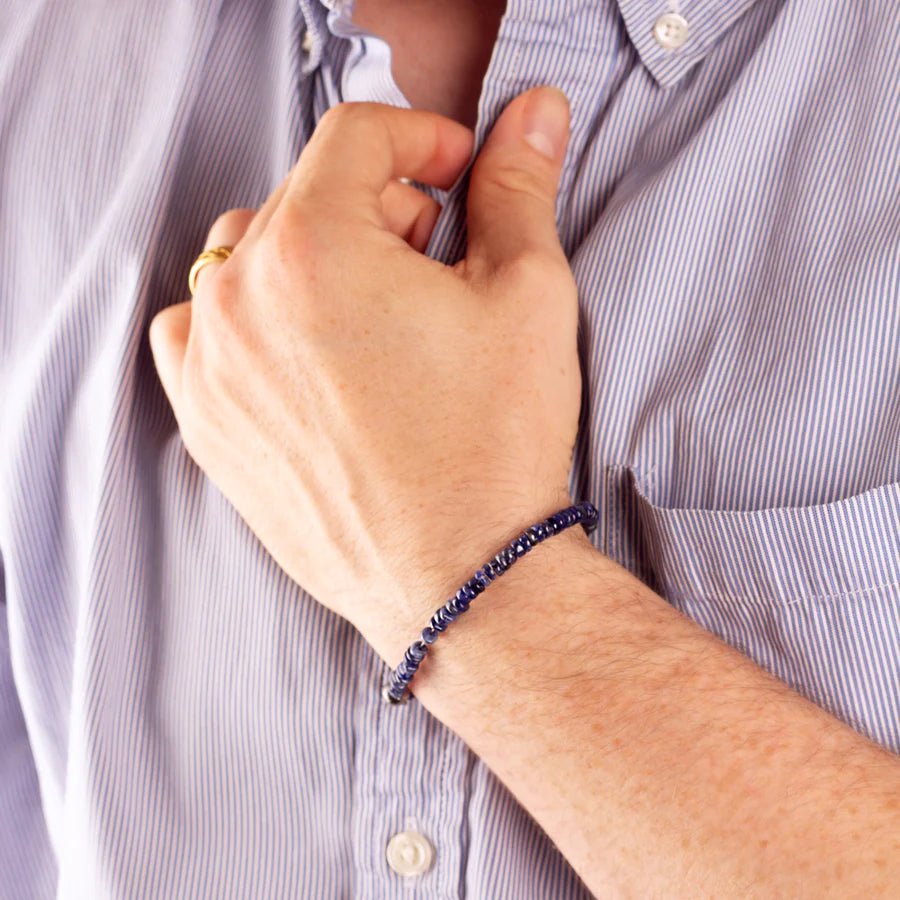 Stone & Sterling Stretch Bracelet - MST GoodsBraceletsThe Good Collective