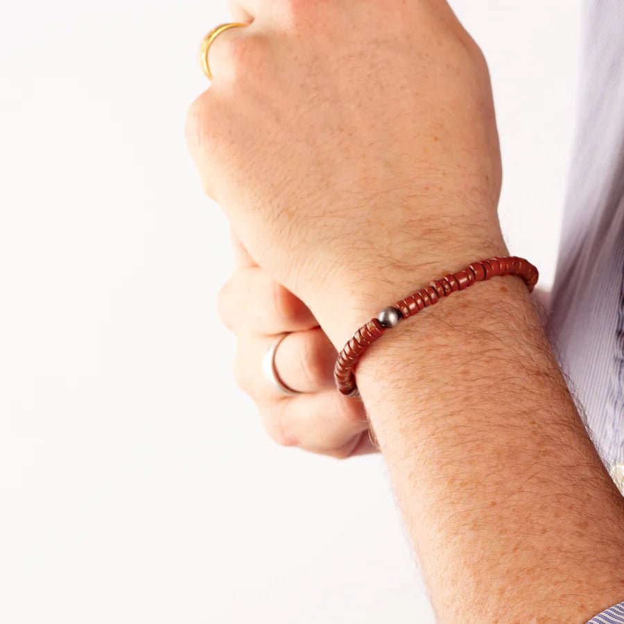 Stone & Sterling Stretch Bracelet - MST GoodsBraceletsThe Good Collective