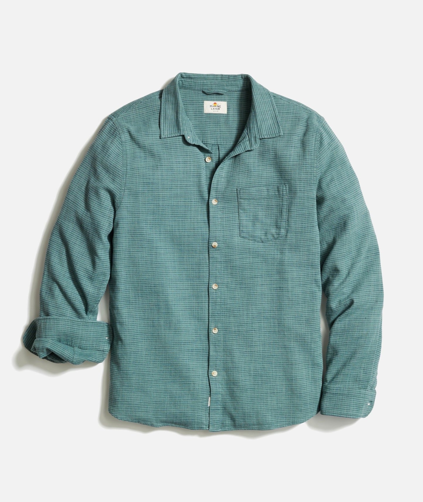 Stretch Selvedge Long Sleeve Shirt - MST GoodsMarine Layer
