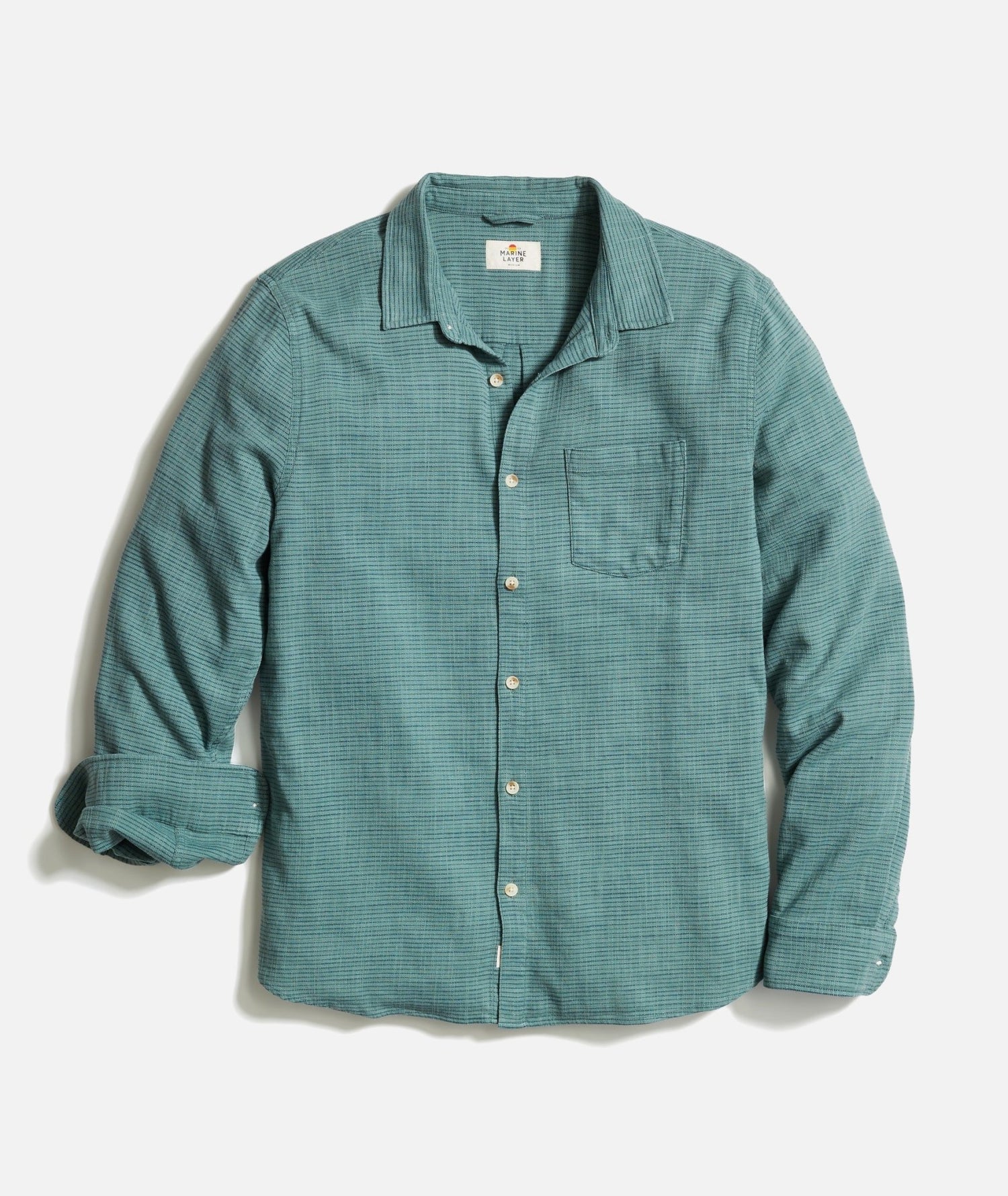 Stretch Selvedge Long Sleeve Shirt - MST GoodsMarine Layer