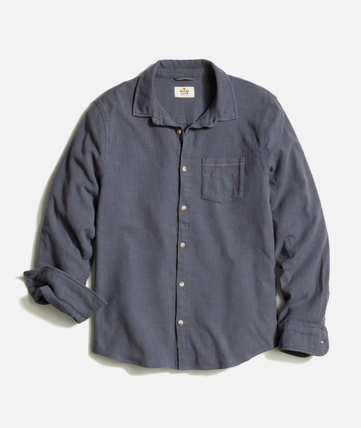 Stretch Selvedge Long Sleeve Shirt - MST GoodsMarine Layer