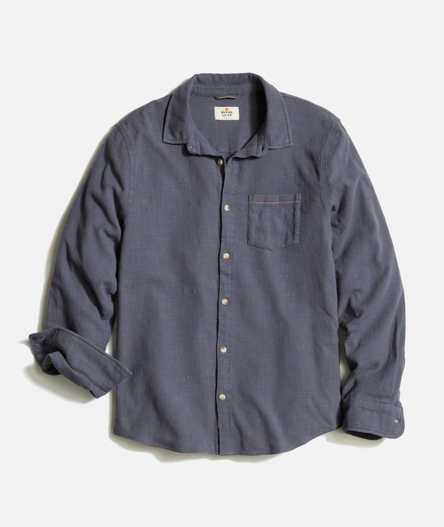 Stretch Selvedge Long Sleeve Shirt - MST GoodsMarine Layer