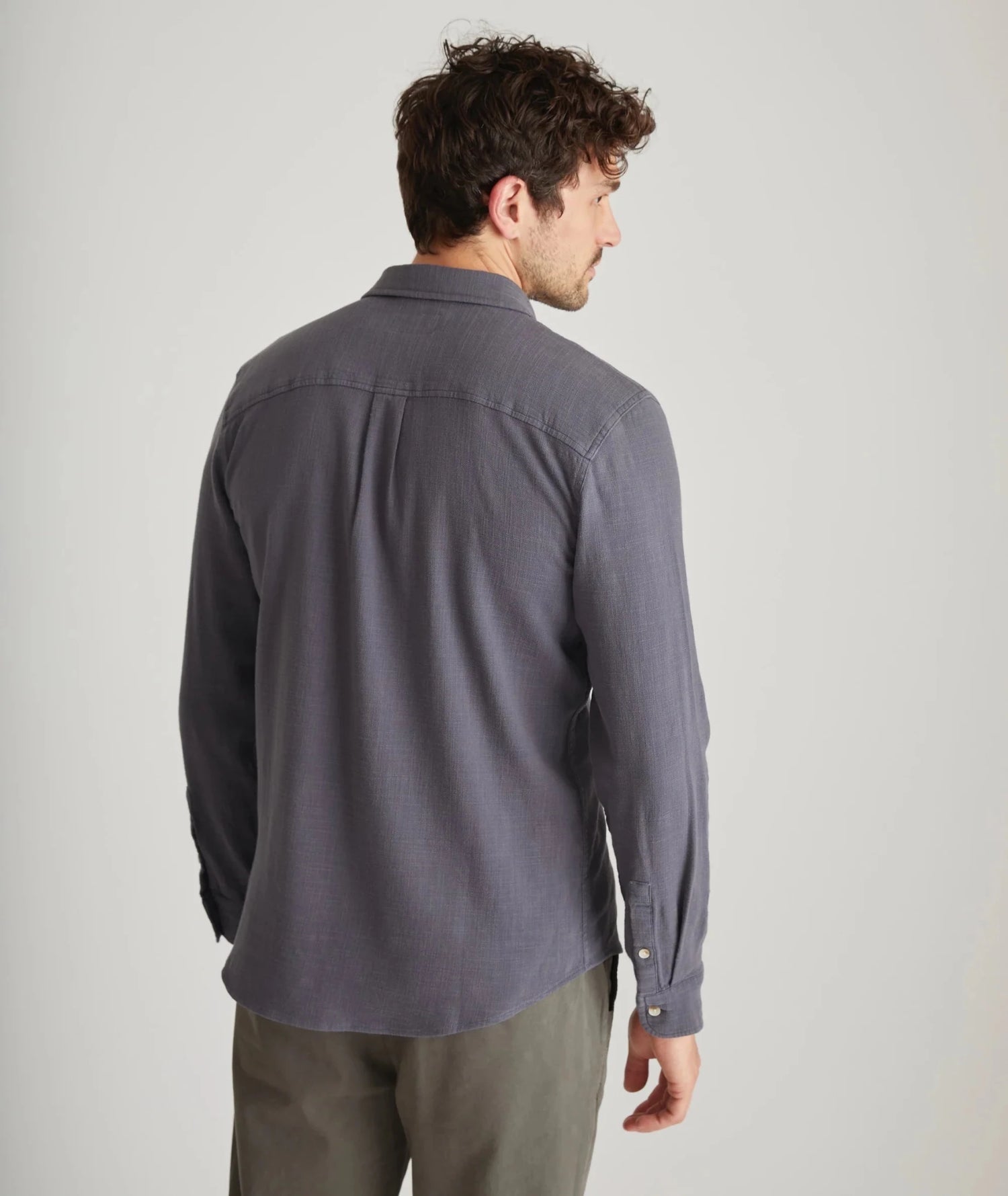 Stretch Selvedge Long Sleeve Shirt - MST GoodsMarine Layer