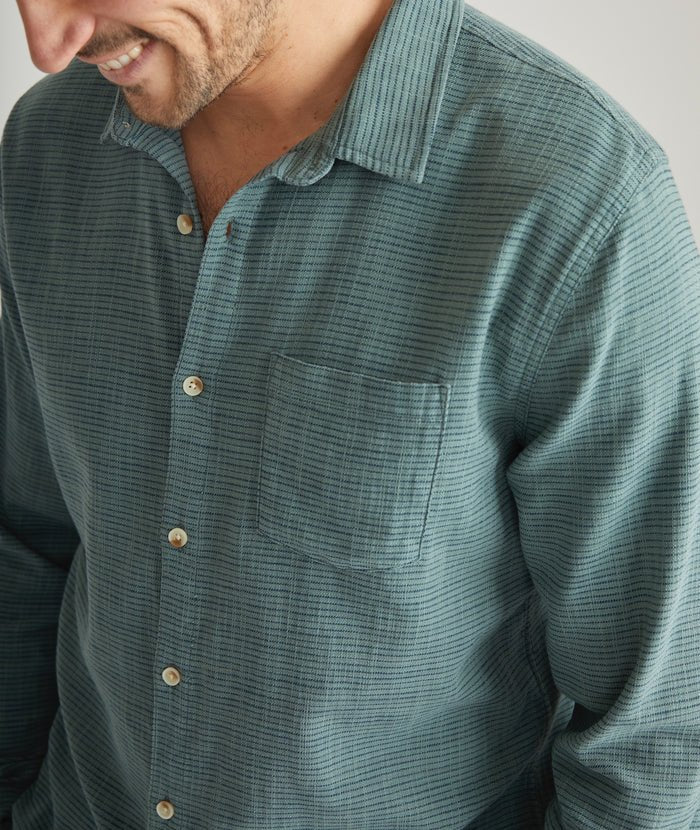 Stretch Selvedge Long Sleeve Shirt - MST GoodsMarine Layer