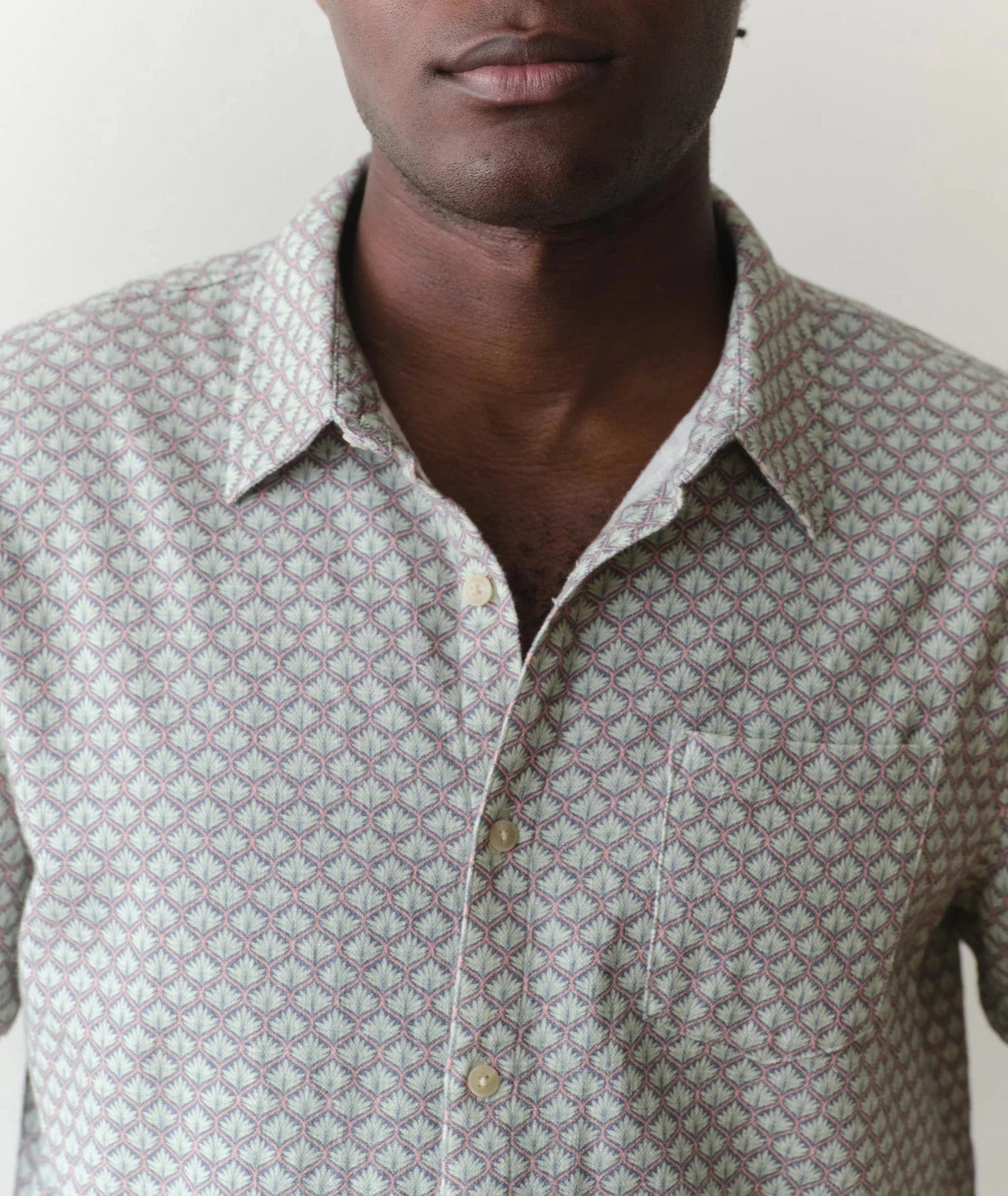 Stretch Selvedge Short Sleeve Shirt - MST GoodsMarine Layer