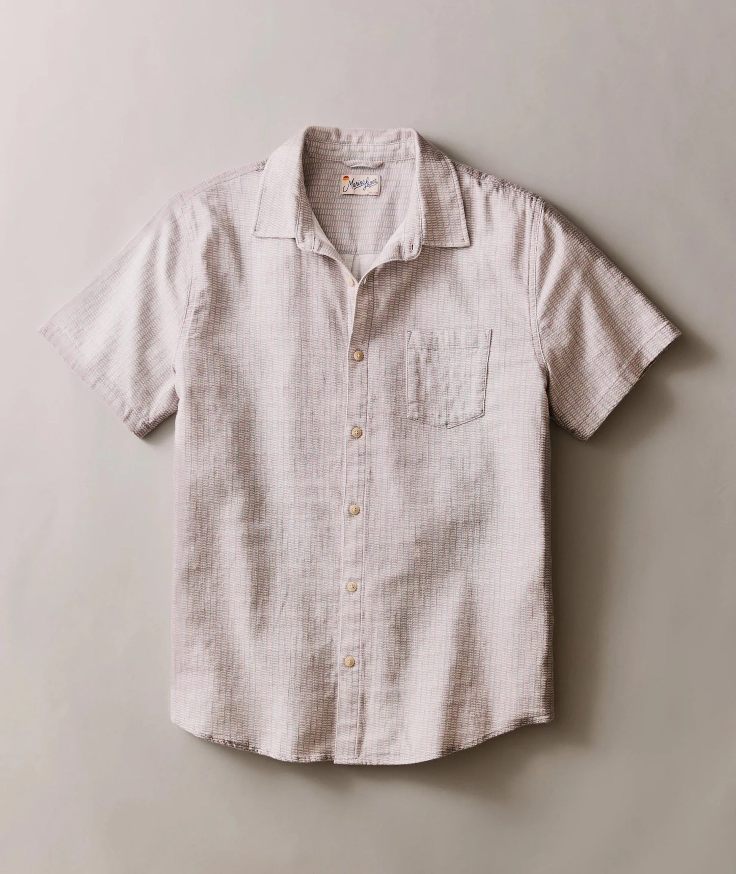 Stretch Selvedge Short Sleeve Shirt - MST GoodsMarine Layer