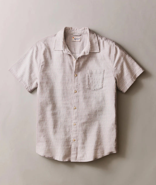 Stretch Selvedge Short Sleeve Shirt - MST GoodsMarine Layer