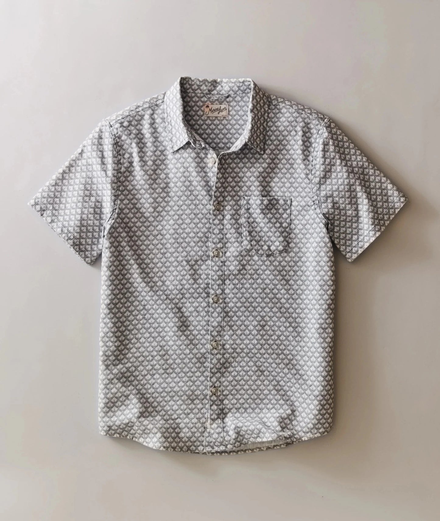 Stretch Selvedge Short Sleeve Shirt - MST GoodsMarine Layer