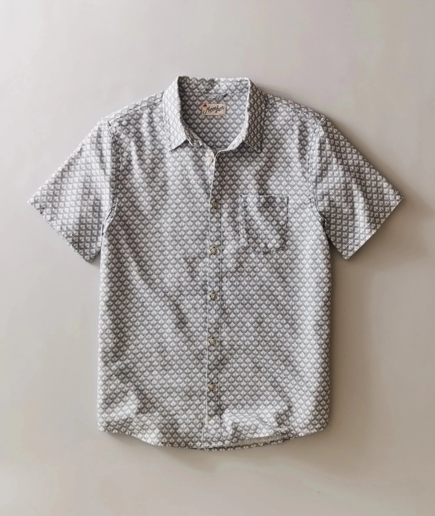 Stretch Selvedge Short Sleeve Shirt - MST GoodsMarine Layer