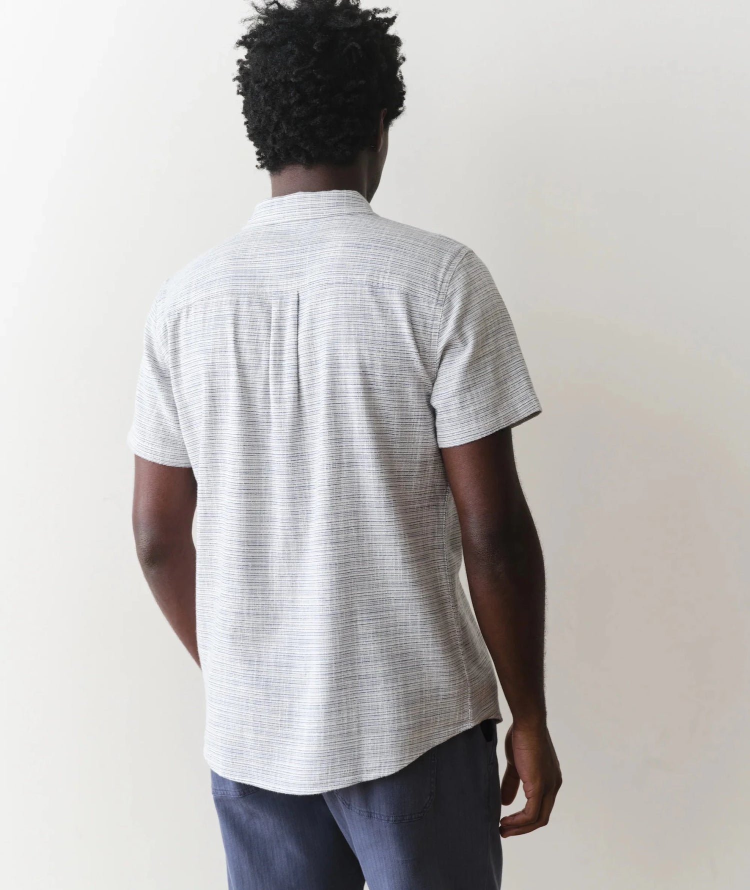 Stretch Selvedge Short Sleeve Shirt - MST GoodsMarine Layer