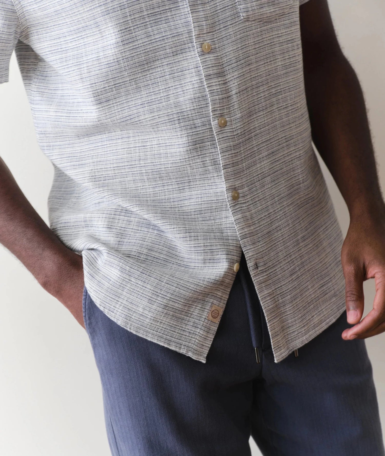 Stretch Selvedge Short Sleeve Shirt - MST GoodsMarine Layer