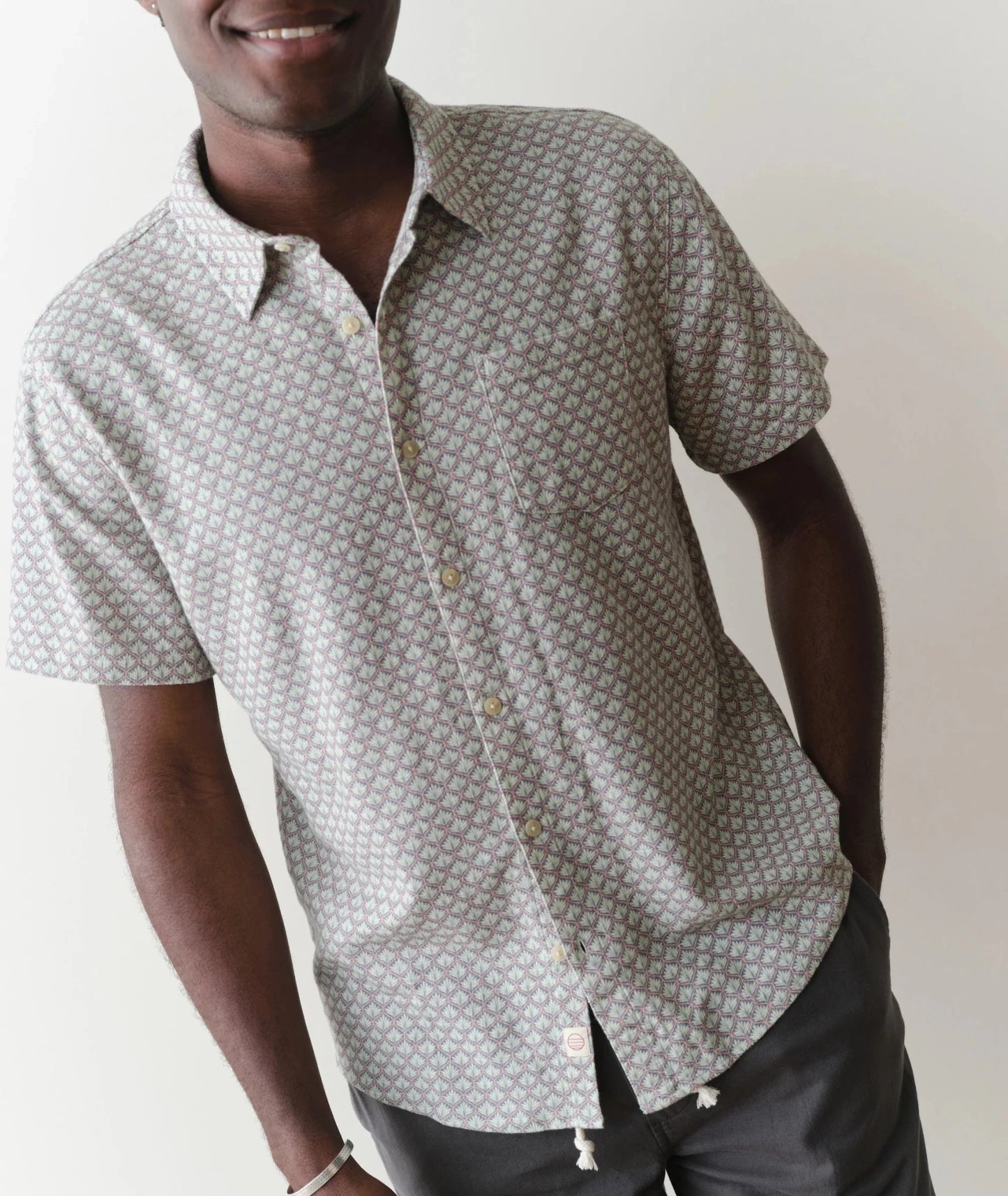 Stretch Selvedge Short Sleeve Shirt - MST GoodsMarine Layer