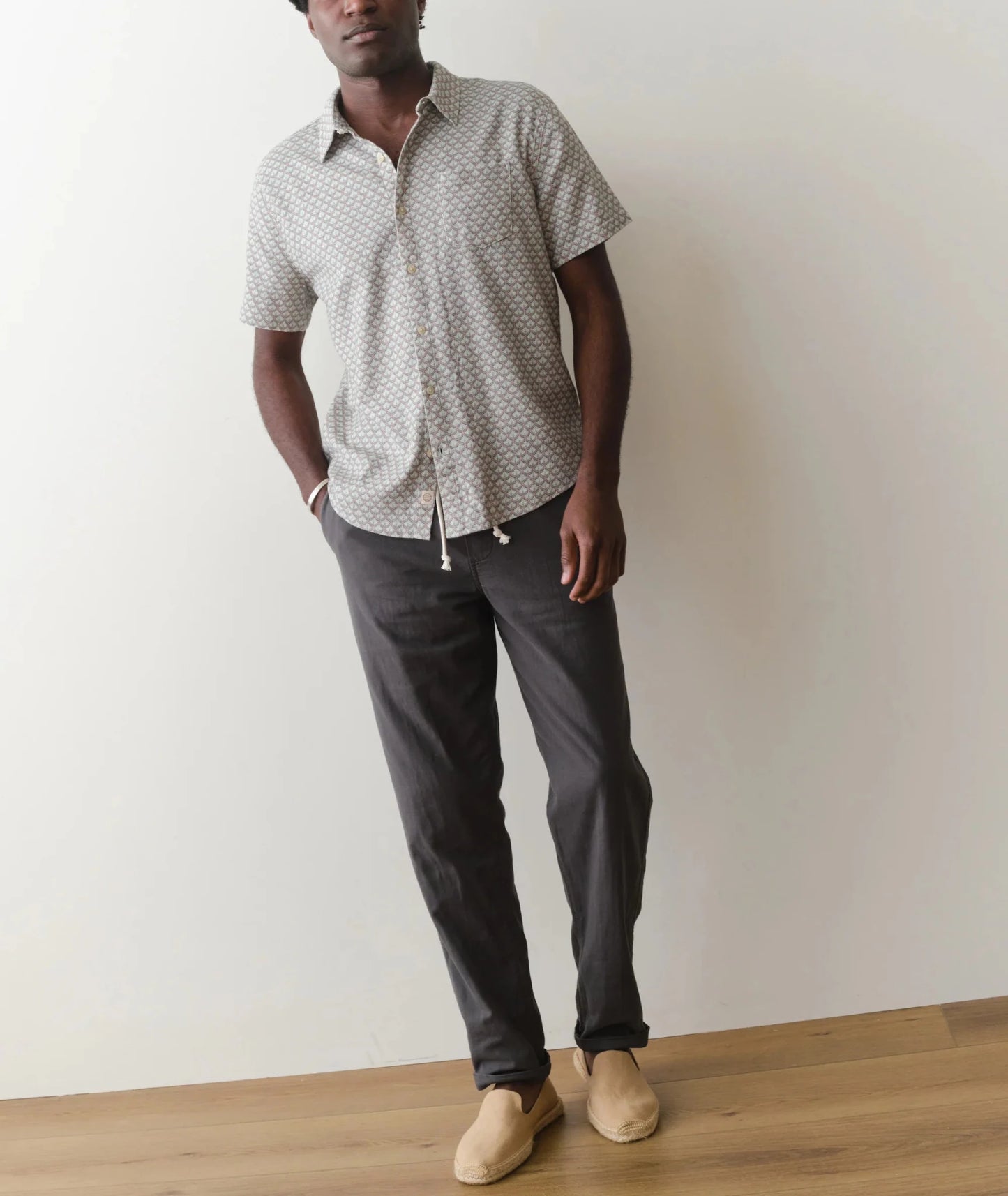 Stretch Selvedge Short Sleeve Shirt - MST GoodsMarine Layer