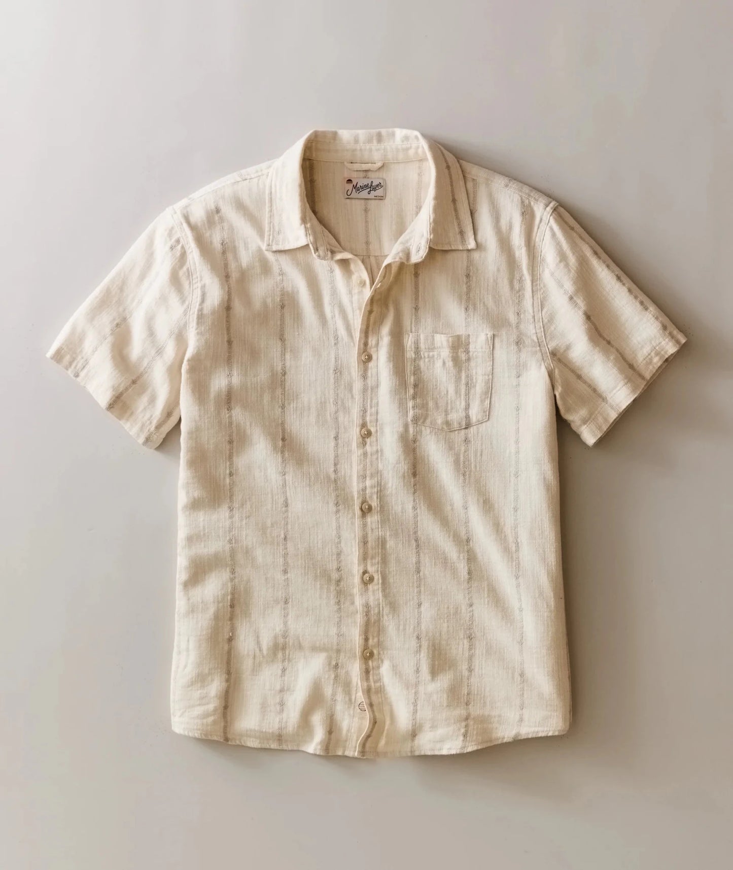 Stretch Selvedge Short Sleeve Shirt - MST GoodsMarine Layer