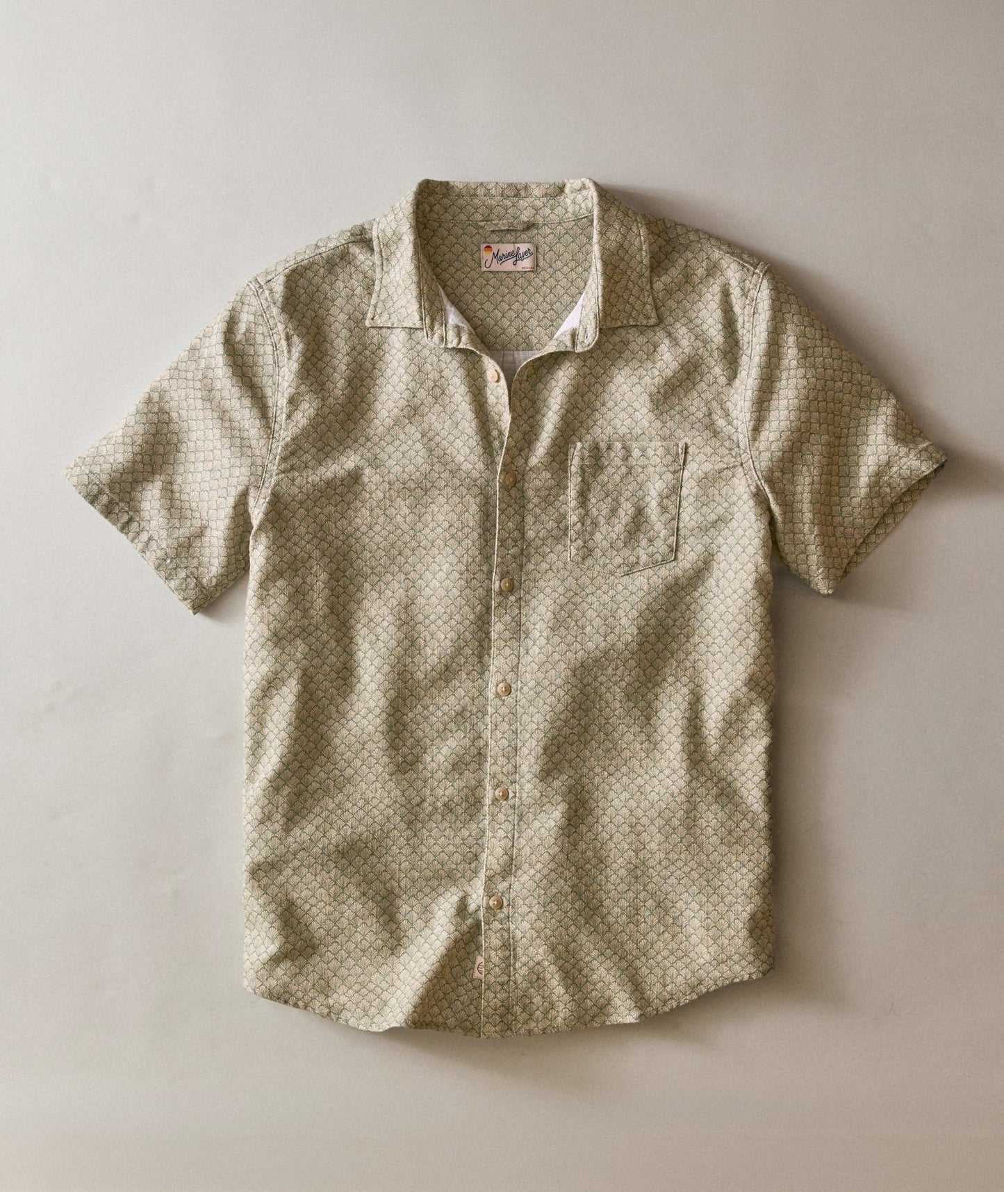 Stretch Selvedge Short Sleeve Shirt - MST GoodsMarine Layer