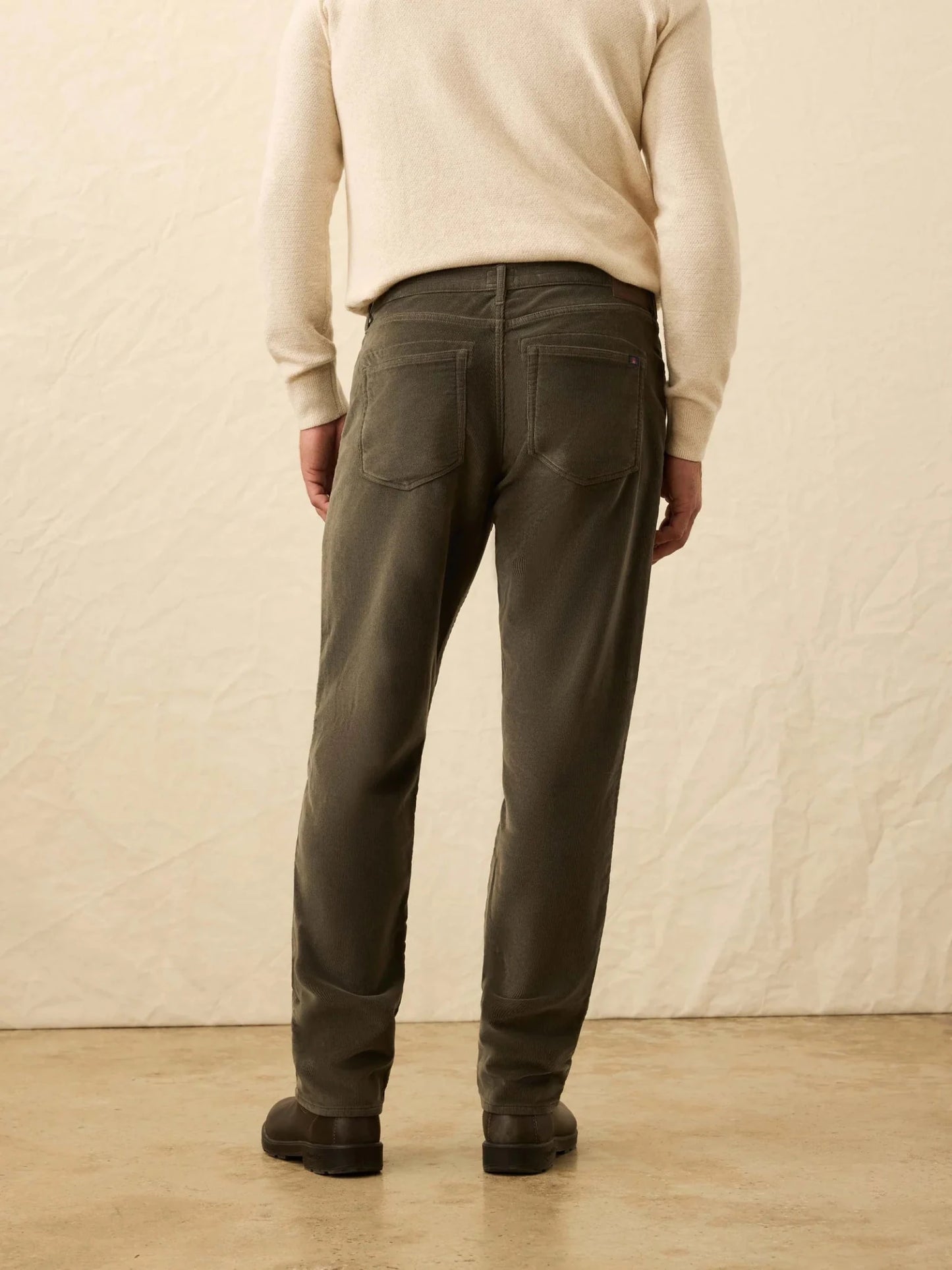 Stretch Terry Corduroy 5-Pocket Pant - MST GoodsFaherty