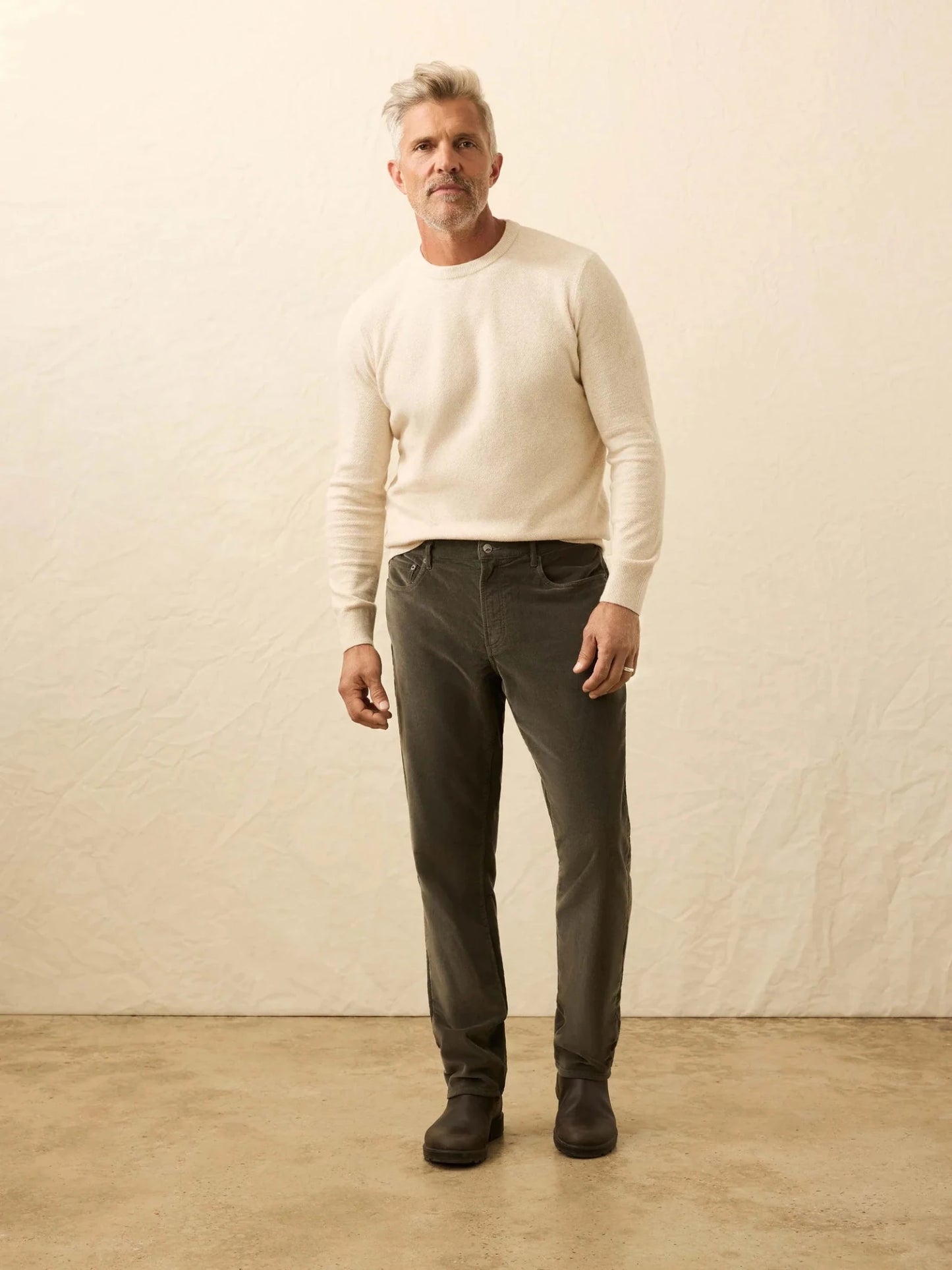 Stretch Terry Corduroy 5-Pocket Pant - MST GoodsFaherty