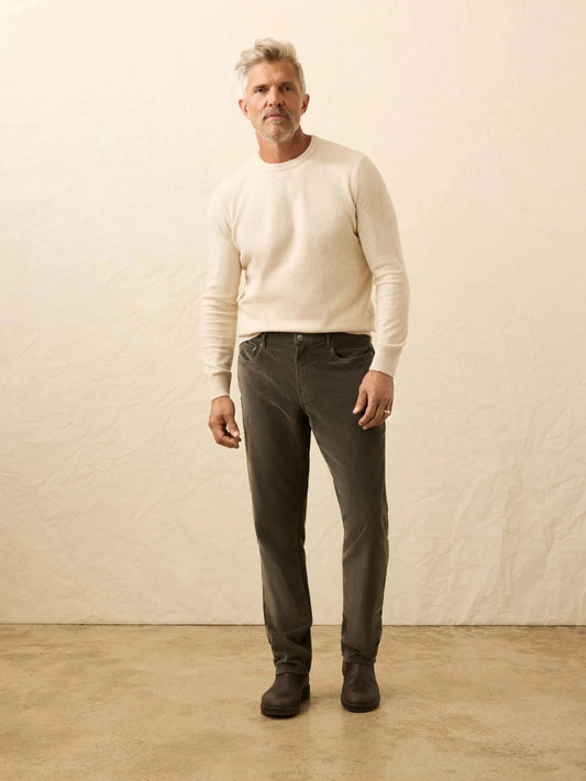 Stretch Terry Corduroy 5-Pocket Pant - MST GoodsFaherty