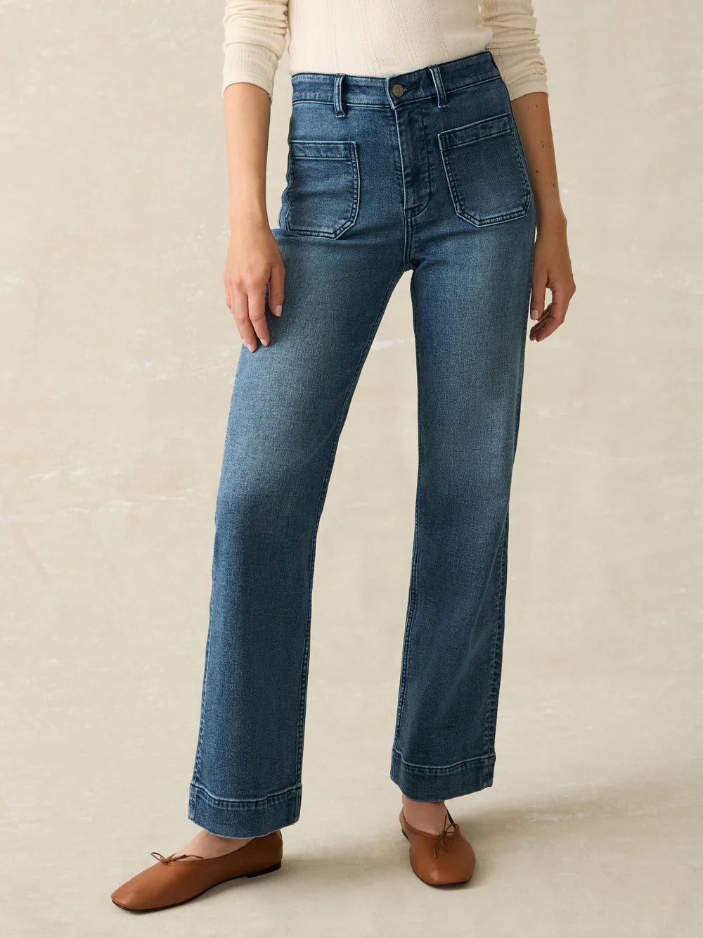 Stretch Terry Patch Pocket Pant - MST GoodsFaherty