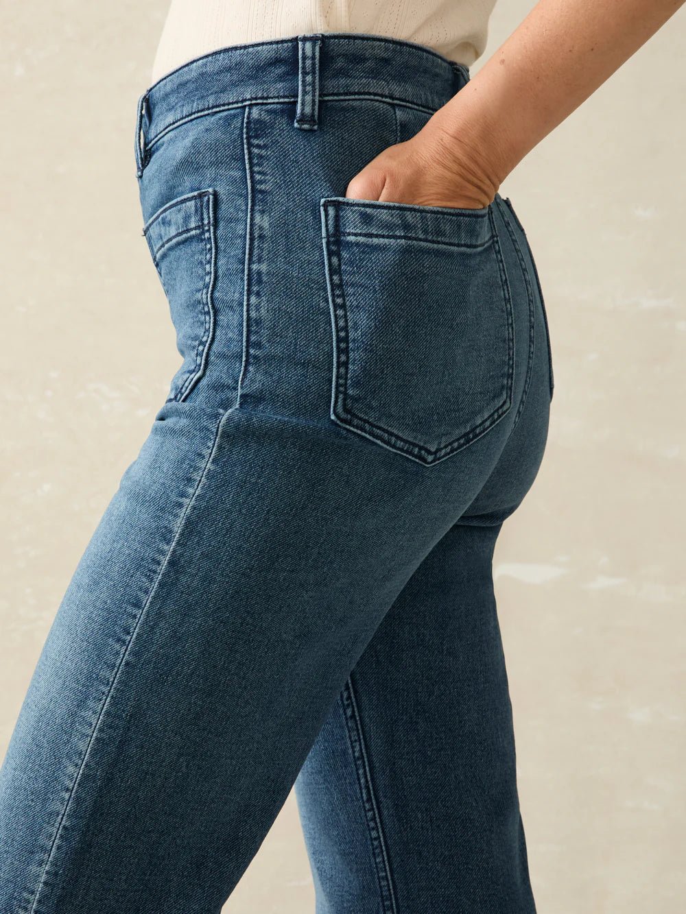 Stretch Terry Patch Pocket Pant - MST GoodsFaherty