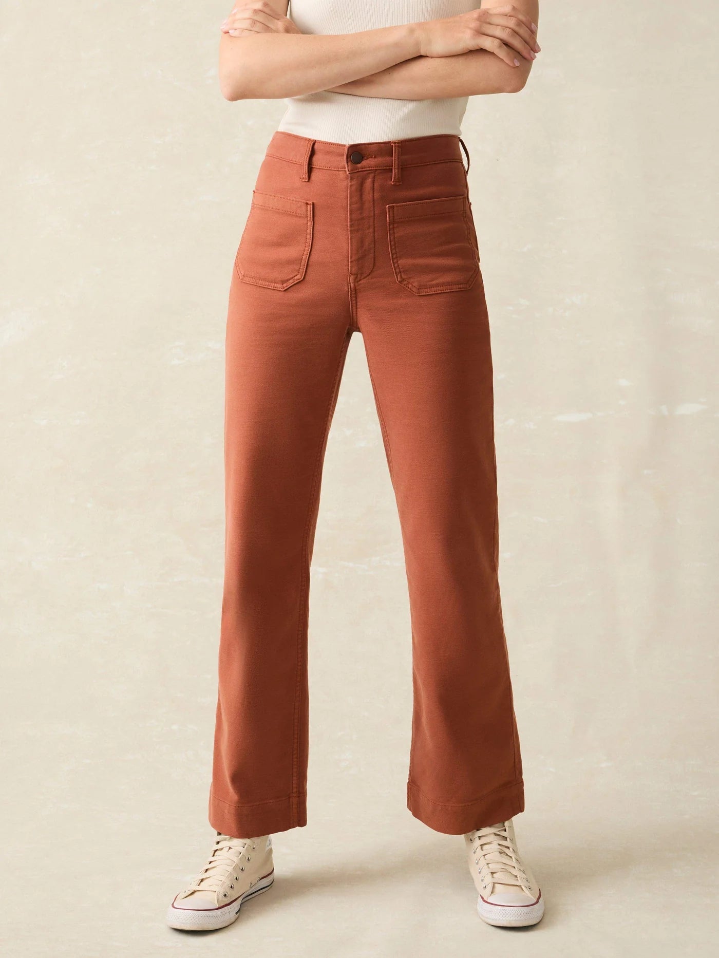 Stretch Terry Patch Pocket Pant - MST GoodsFaherty